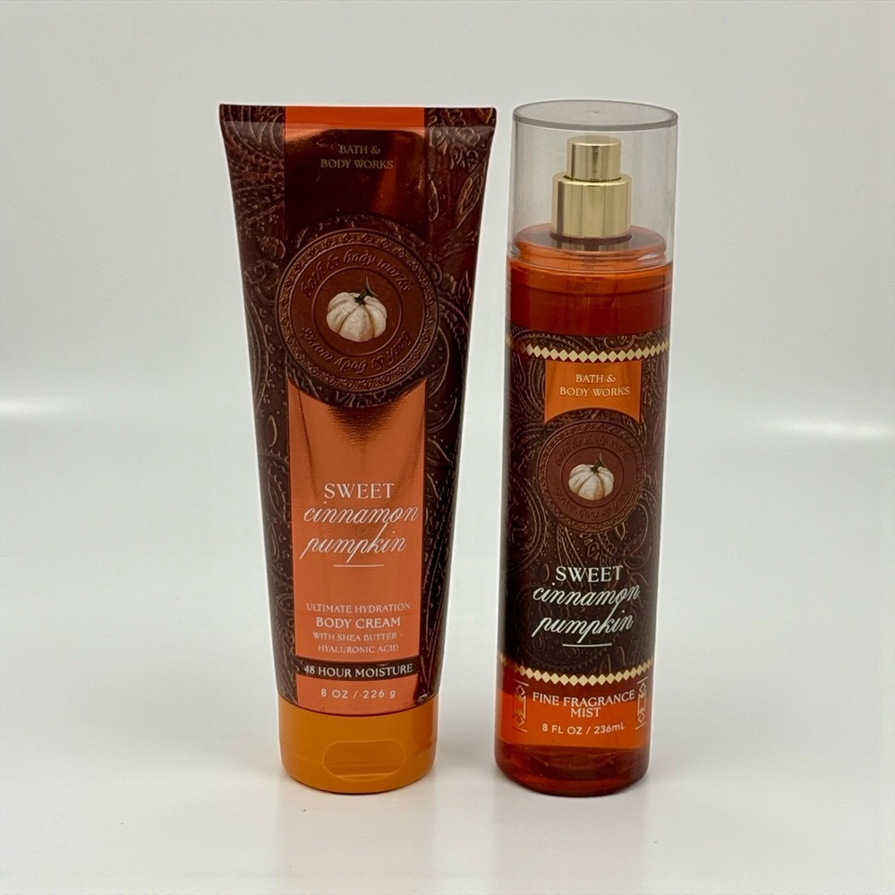 Bath & Body Works Sweet Cinnamon Pumpkin Body Care Gift Set NWT